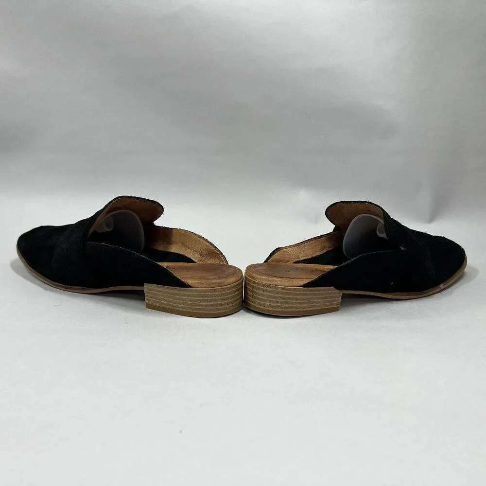 Free People At Ease Mules Women's Size 9.5 Black Slip‎ On Shoes